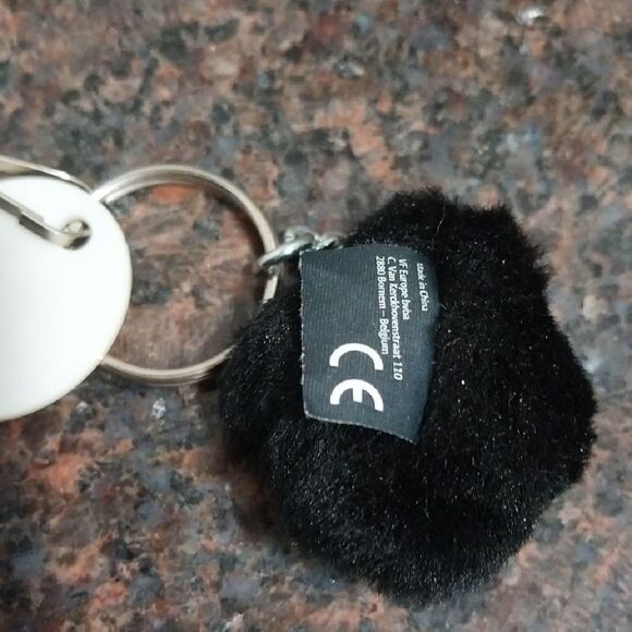 Kipling  "SVEN" Black and Brown Monkey Key & Card Holder...New But No Tag. - Picture 2 of 3